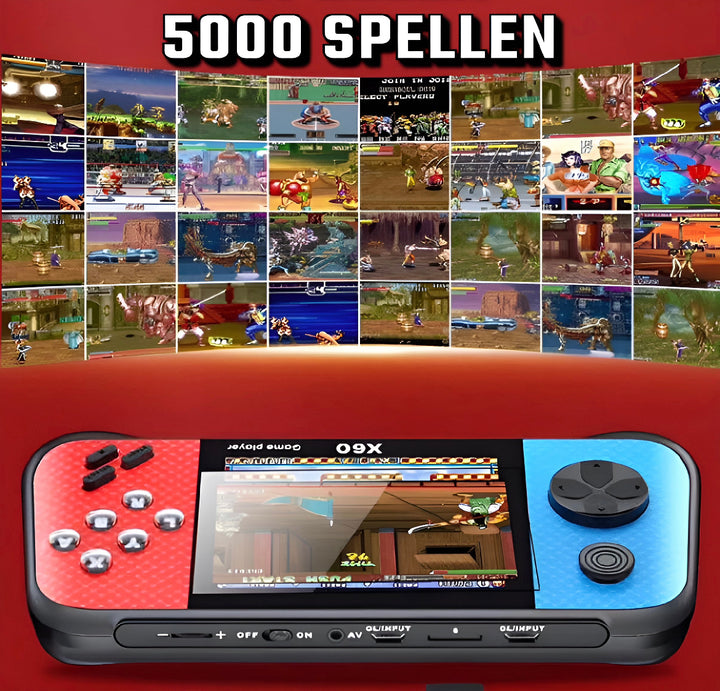RetroFlex game console | 6000-In-1 spelcomputer